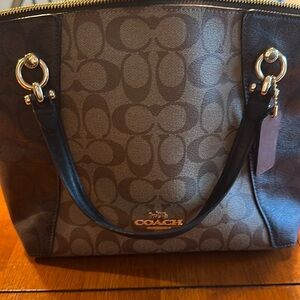 Coach two tone kimono signature bag